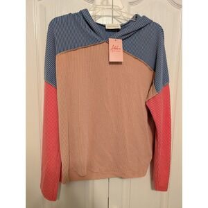 New LOVELY ❤️MELODY Stay Tuned HOODED TOP Medium